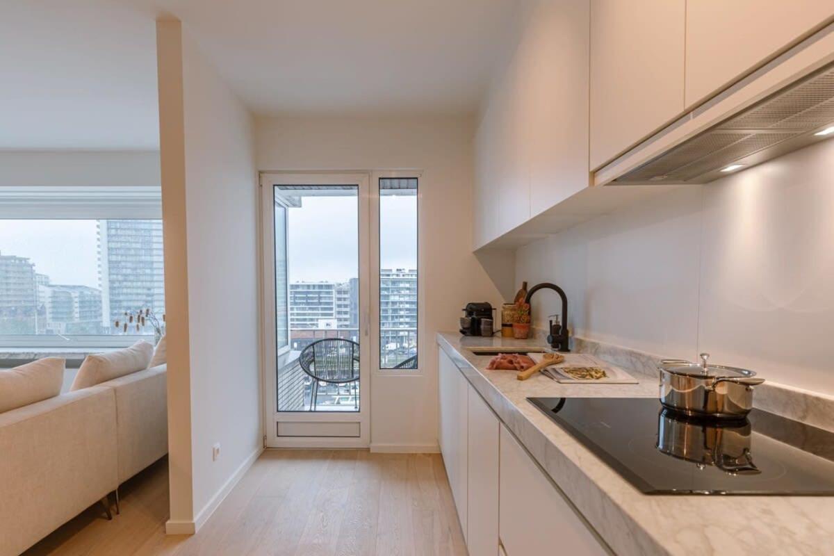 Huswell - Luminous Family Apartment With Magnificent View オステンド エクステリア 写真